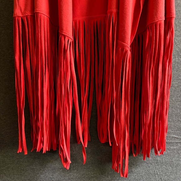 Women’s Western / Boho Tassel Vest, Zenergy By Chico’s Size 2 / L Large - Picture 2 of 11